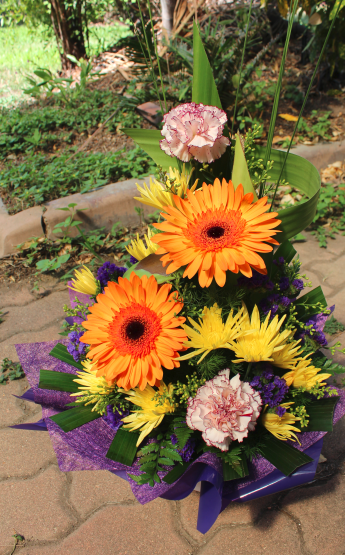 large flower arrangement