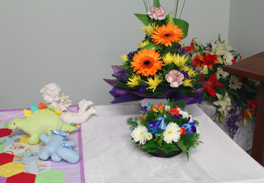 Picture of funeral flowers