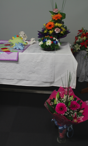 image of funeral flowers