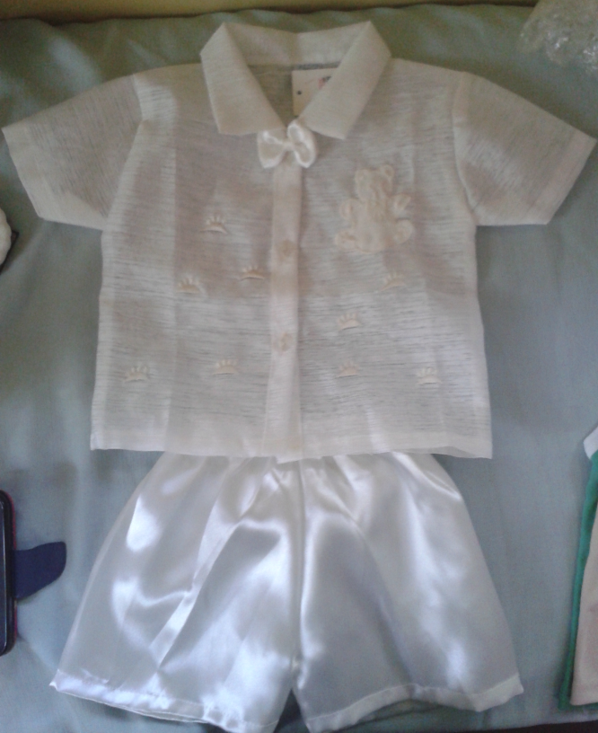 Would have been adorable baptism clothes...